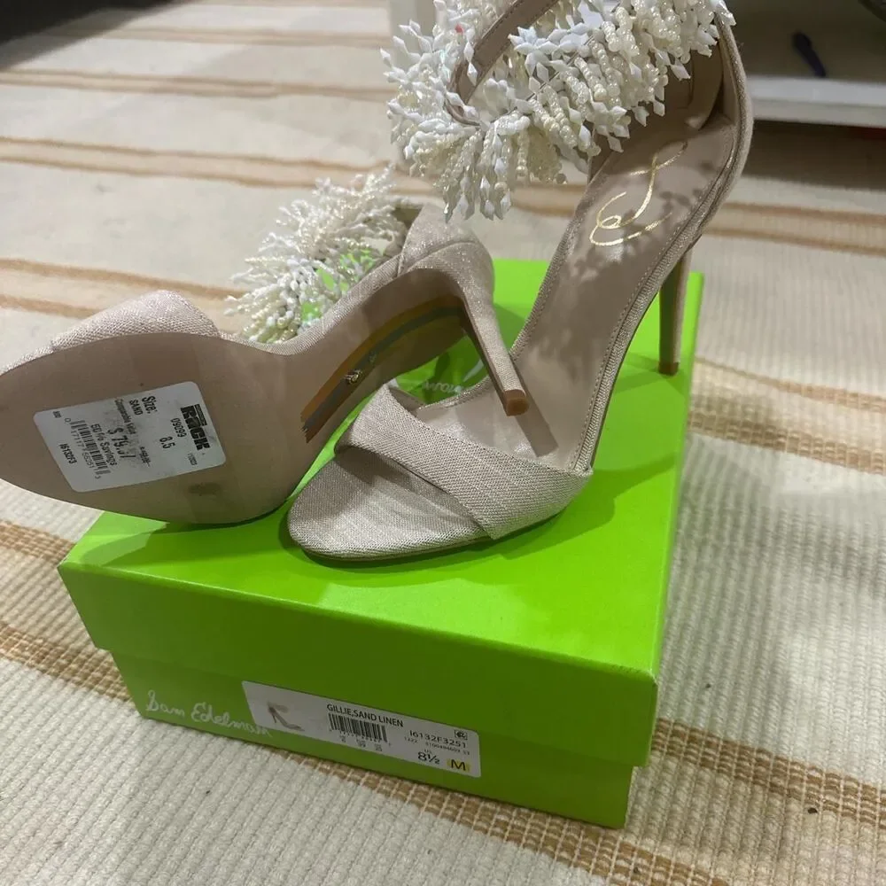 Sam-edelman Women's Cream and Tan Courts